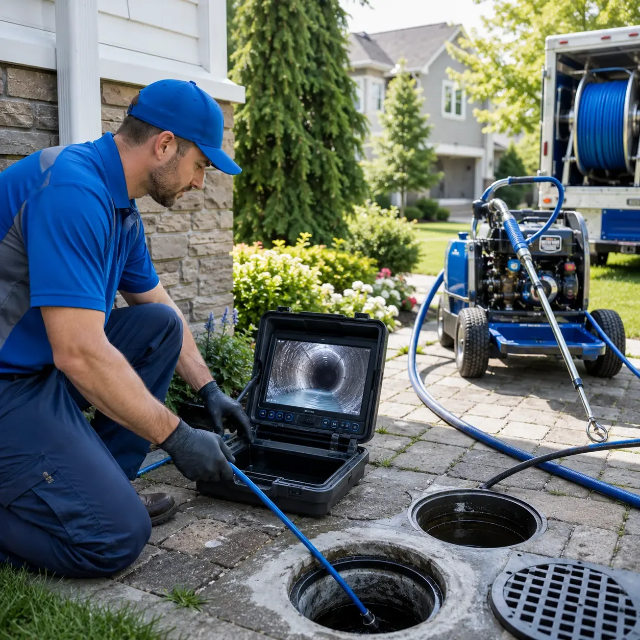 Outdoor drain cleaning professionals serving La Pryor, TX