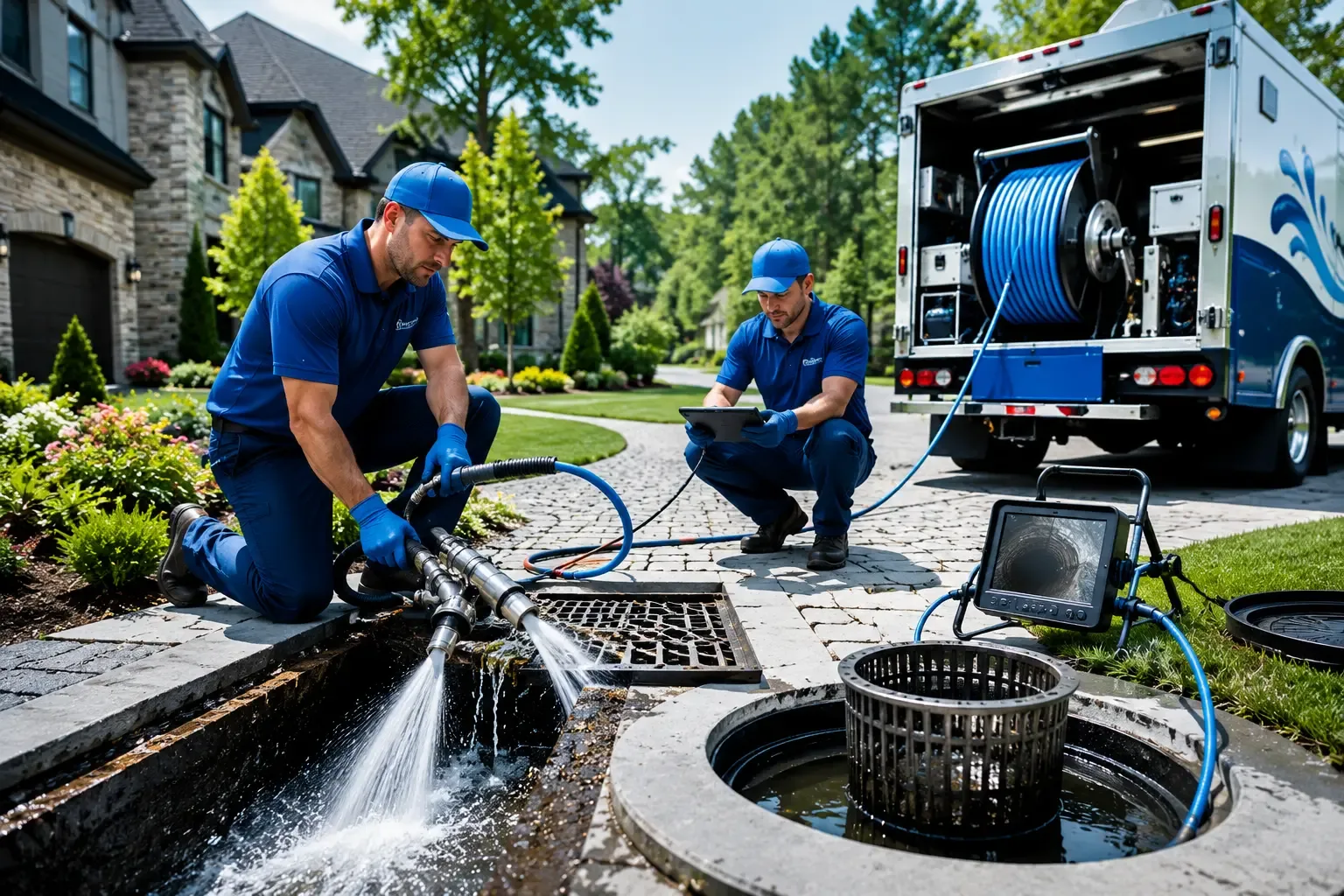 Local outdoor drain cleaning professionals in La Pryor, TX