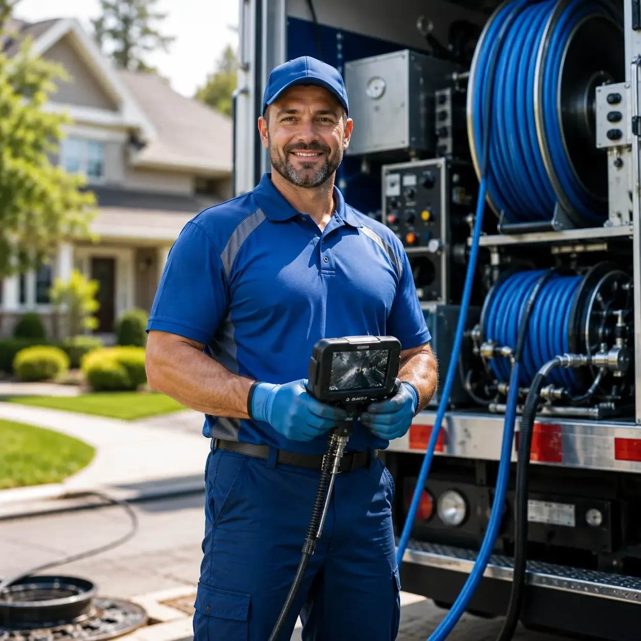 Local outdoor drain cleaning specialists in La Pryor, TX